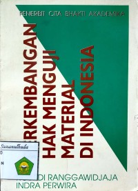 Pekembangan Hak Menguji Material Di Indonesia